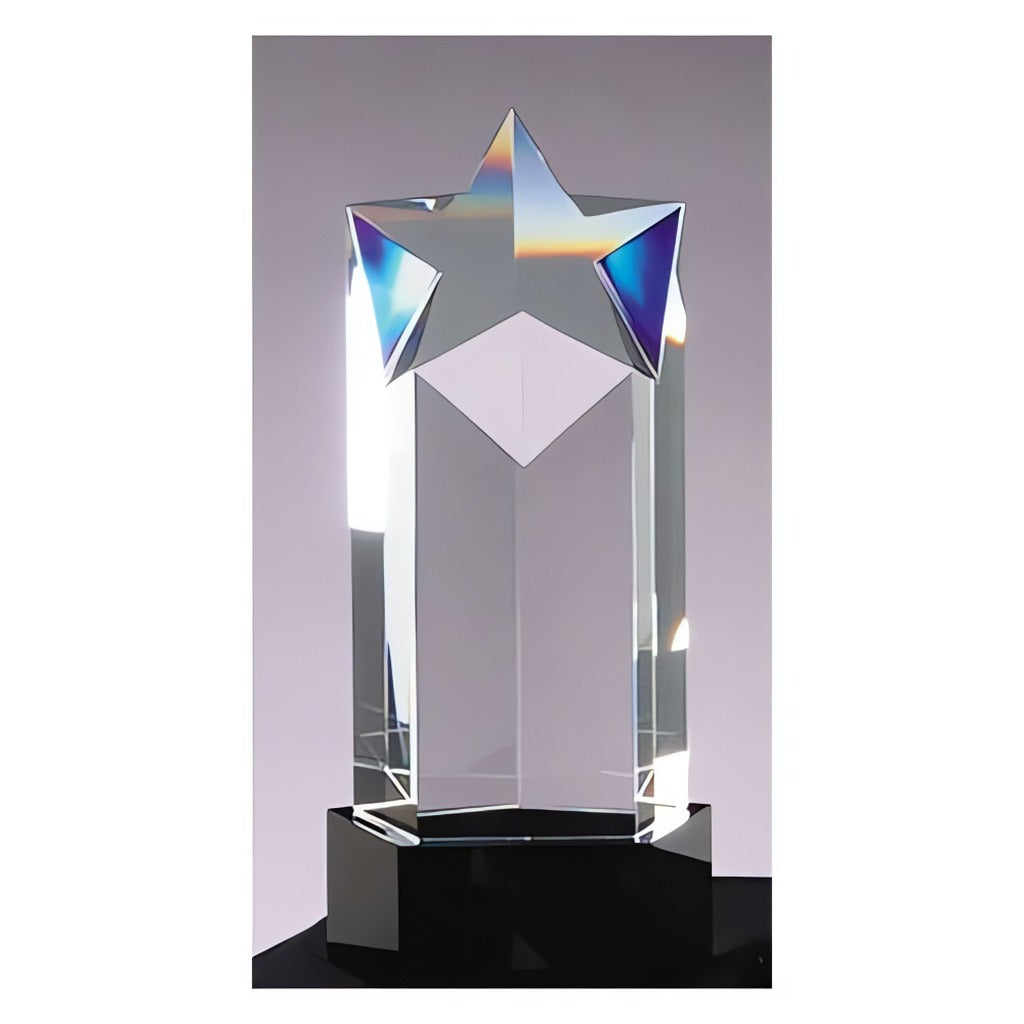 Crystal Star Award with Black Base