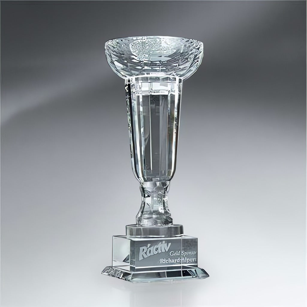 Crystal Towers Cup Shaped Trophy