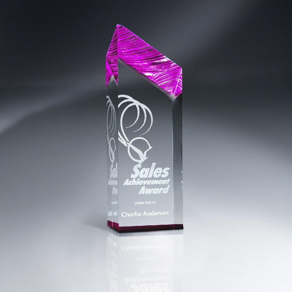 Purple Chisel Carve Tower Award