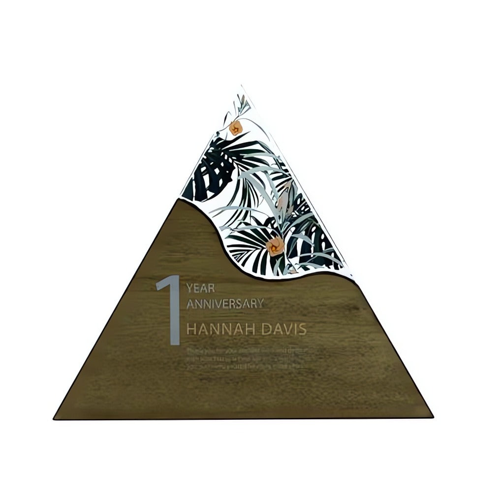 Triangle Wave Puzzle Trophy