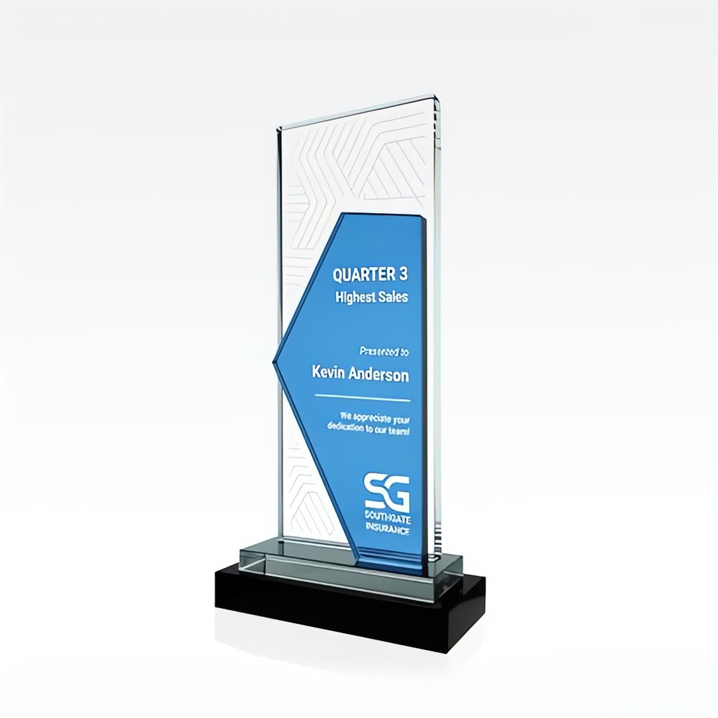 Verge Crystal Award Trophy