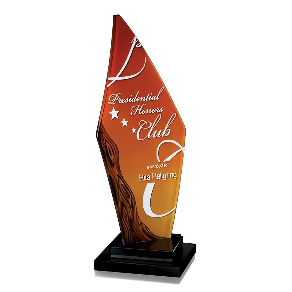 Zodiac Stellar Art Glass Award