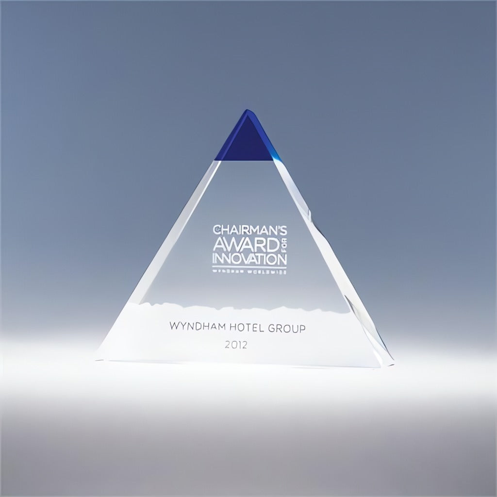 Blue Majestic Pyramid Award