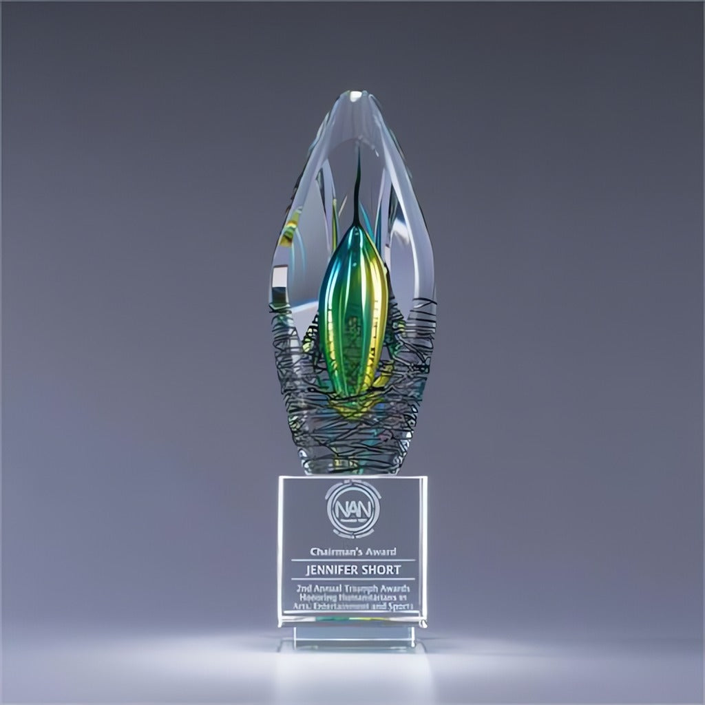 Elation Glass Art Trophy