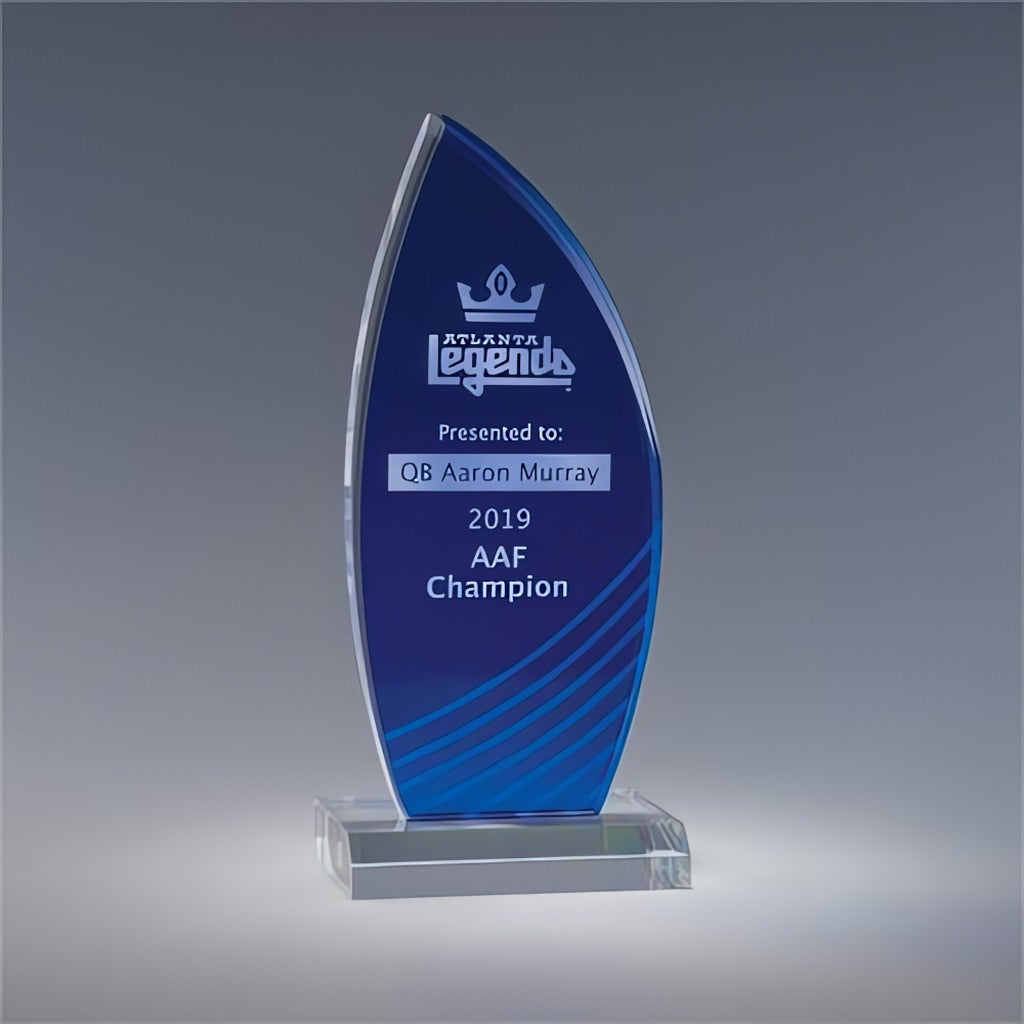Flamma Blu Acrylic Award Trophy