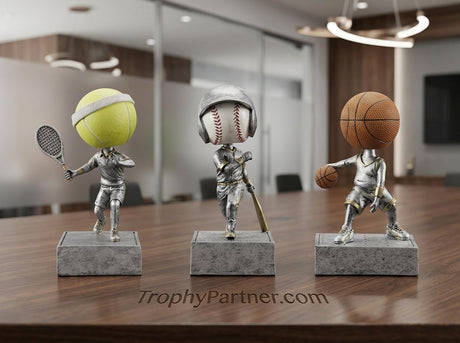 No Face Bobblehead Trophies
