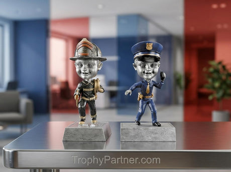 Police & Fire Bobblehead Trophies