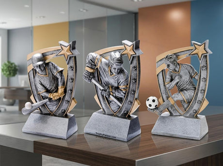 3D Star Resin Trophies