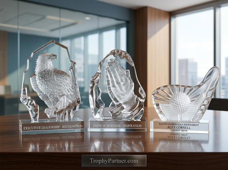Sculpted Glass Crystal Awards