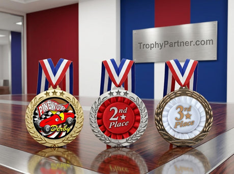 1st, 2nd, & 3rd Color Medals