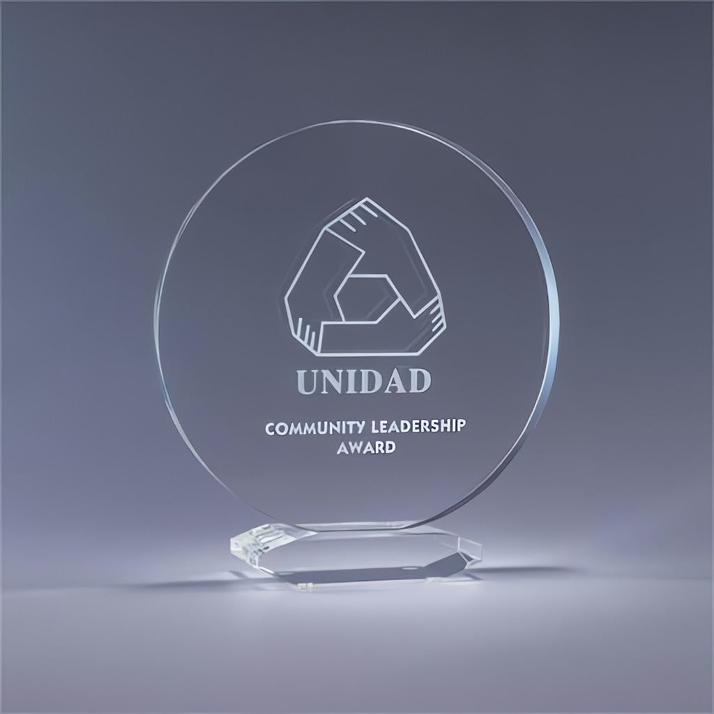 Optic Crystal Corona Trophy