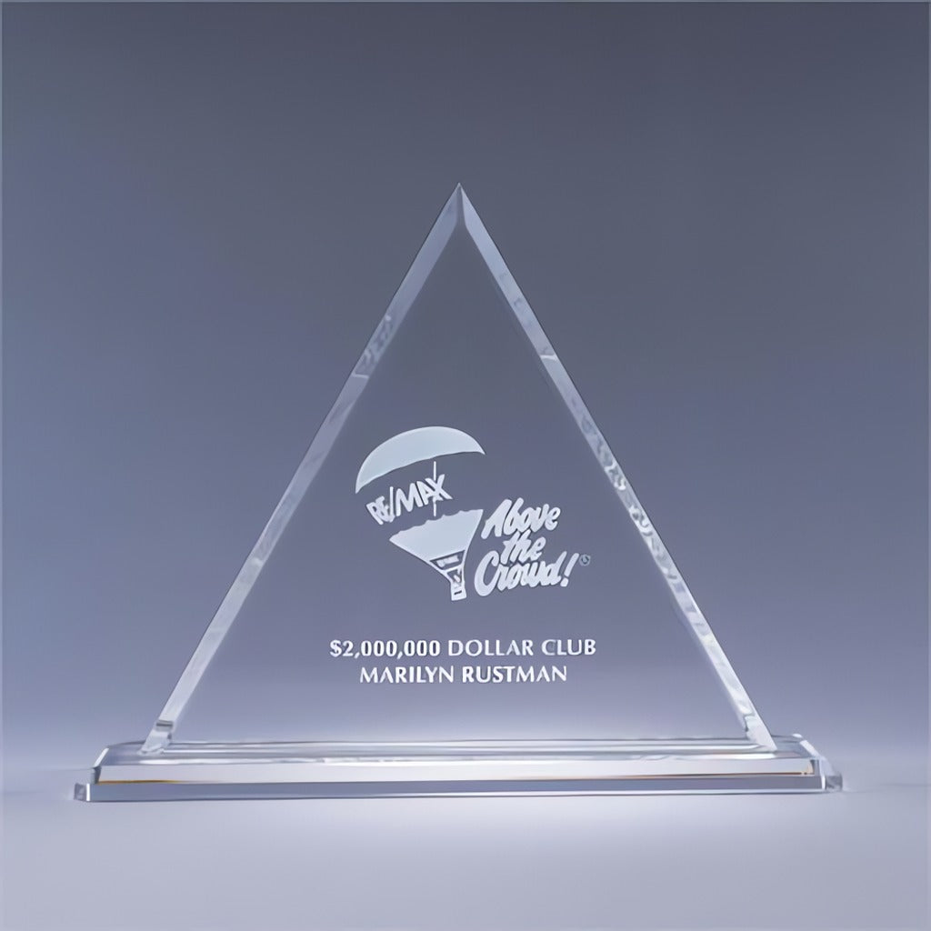 Optic Crystal Pyramid Award
