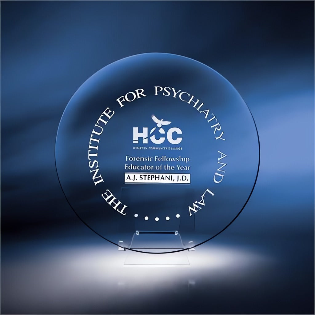 Quest Crystal Award Plate