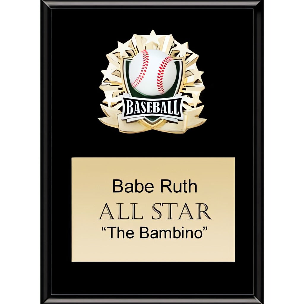 Baseball All Star Plaques