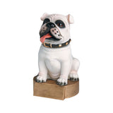 White Bulldog Mascot Bobblehead Trophies