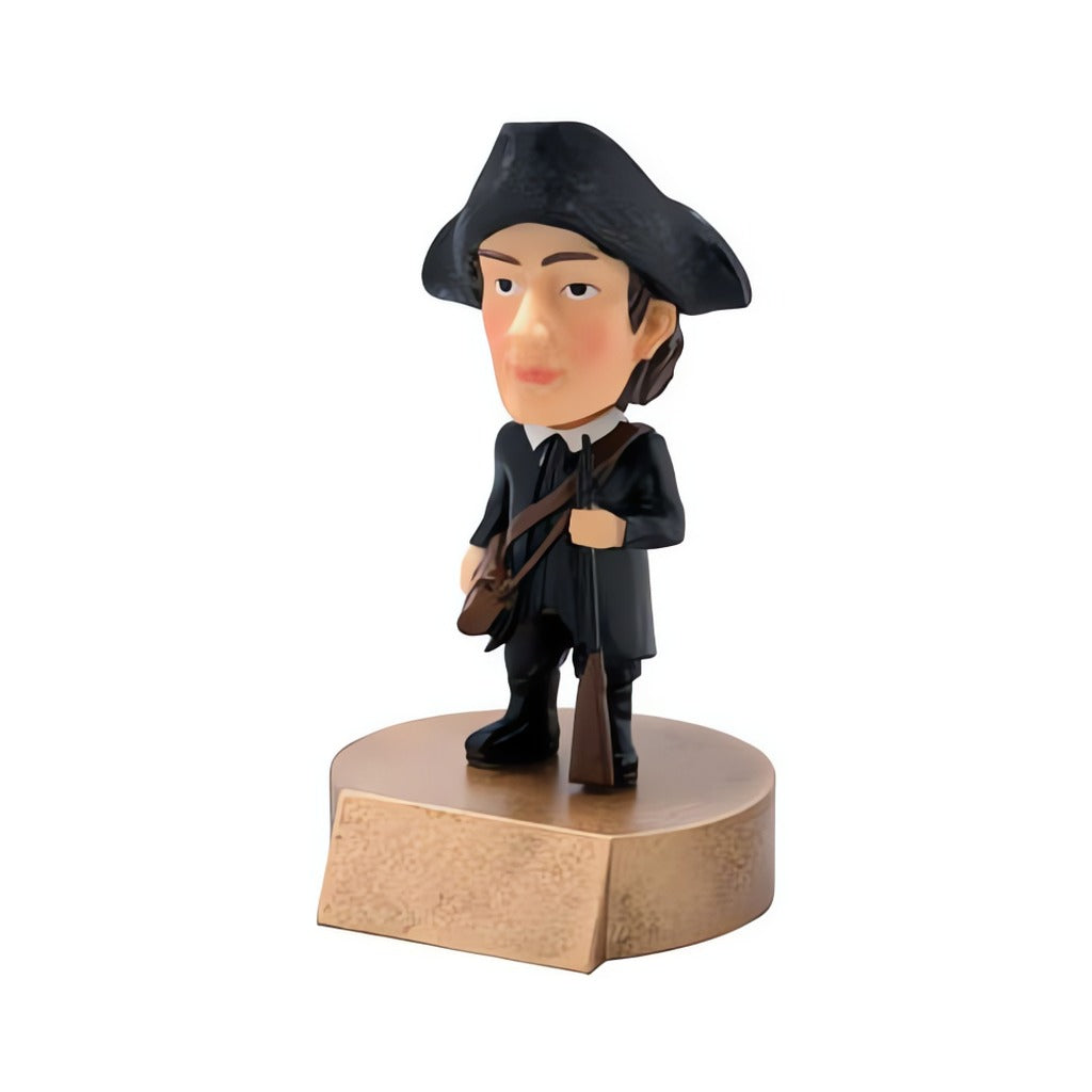 Patriot/Minuteman Mascot Bobblehead Trophies
