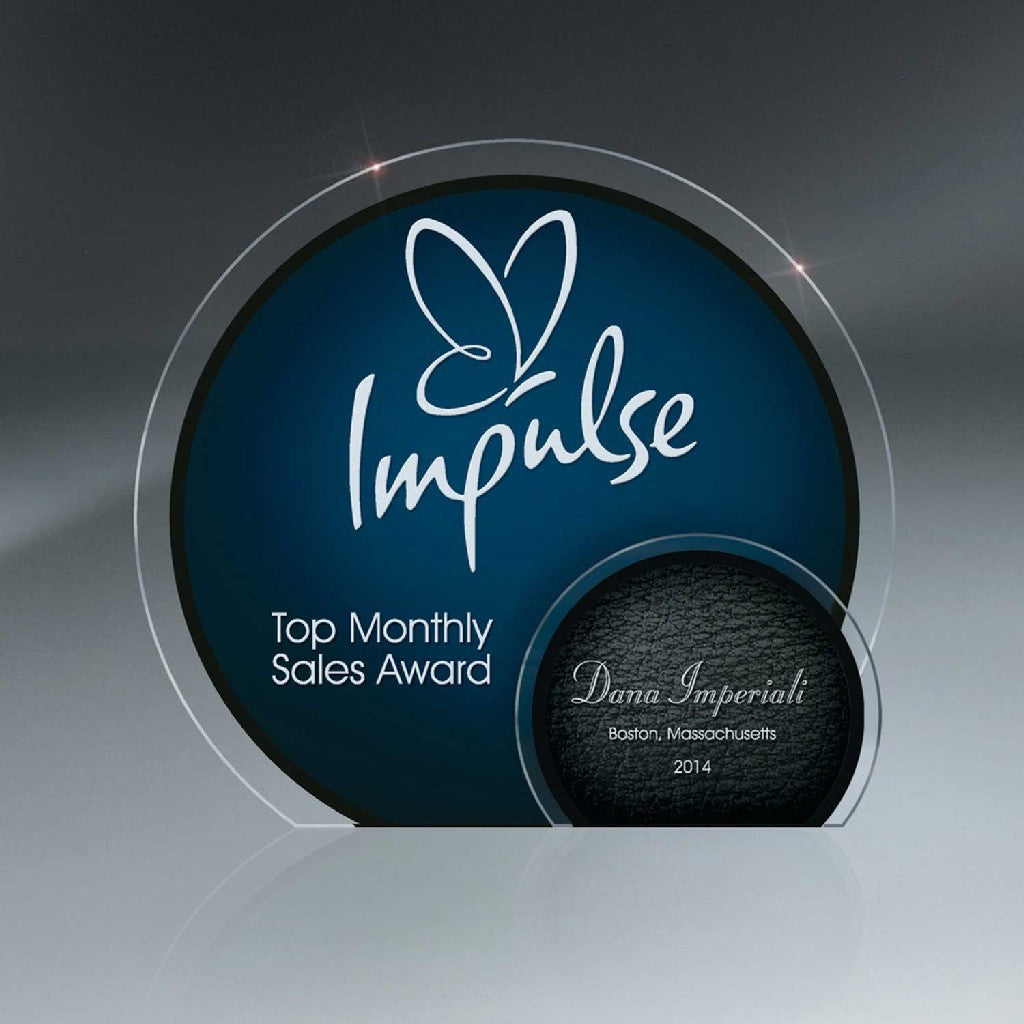 Blue Arched Brilliance Award