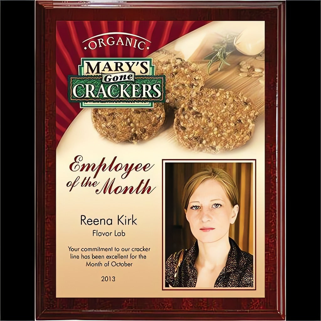 Digi-color Mahogany Plaque