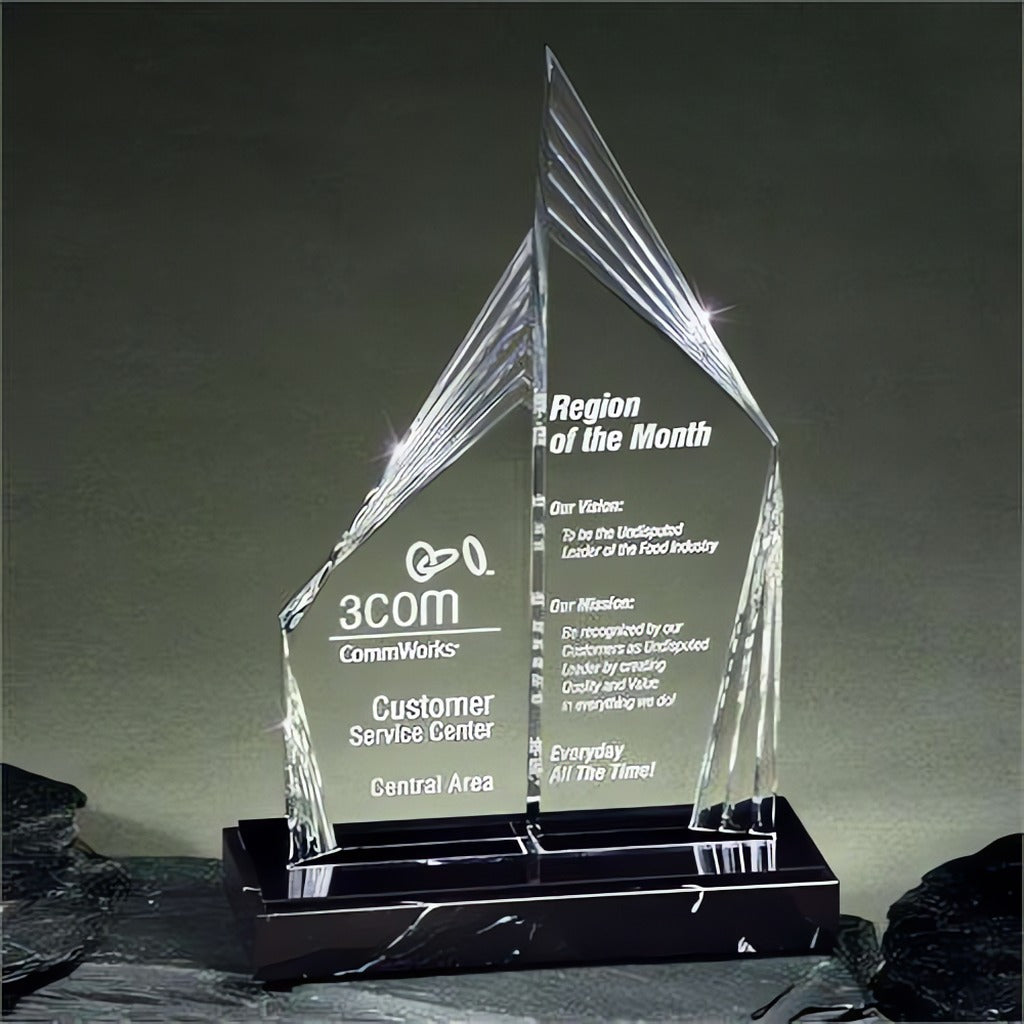 Double Tower on Marble Award