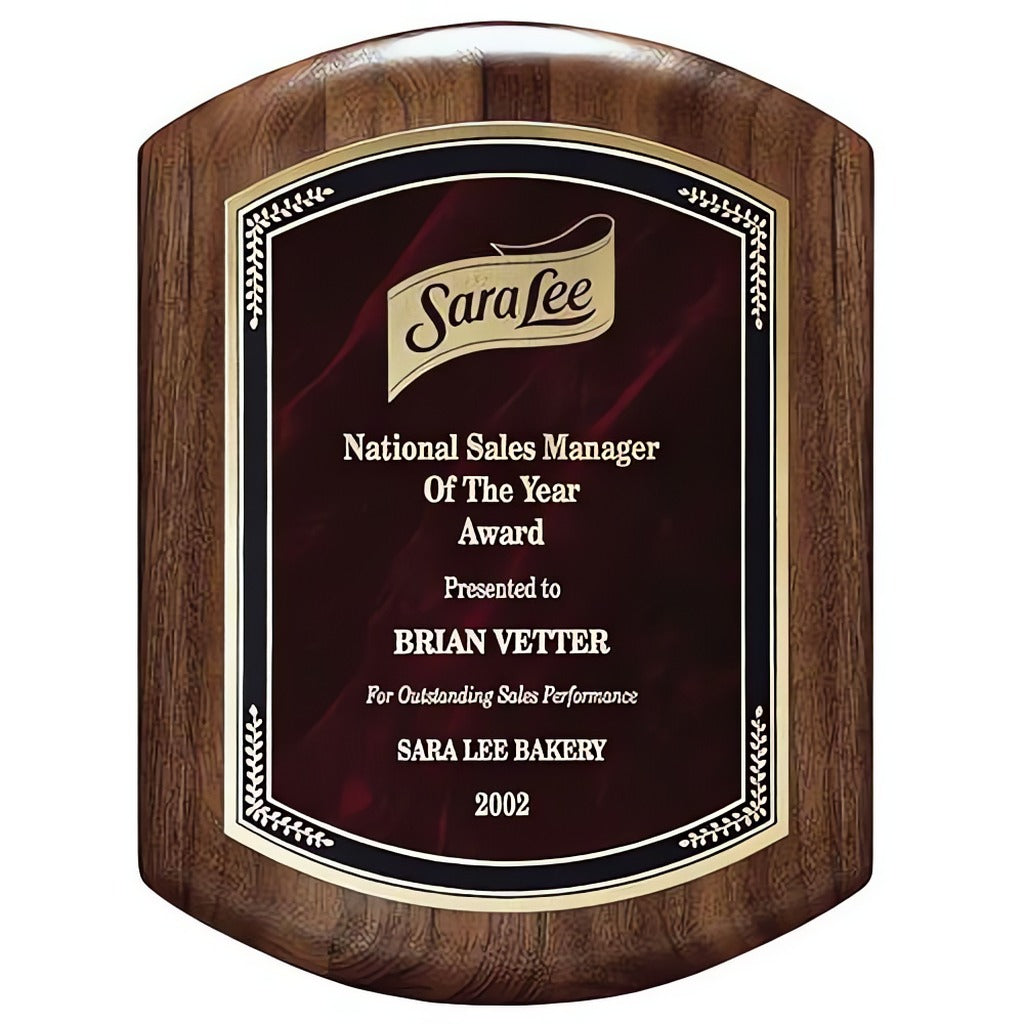 Red Barrel Plaque w/ Marble Mist Small