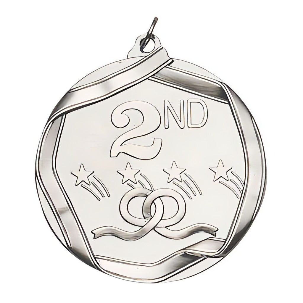 2nd Place Silver Die Cast Medals
