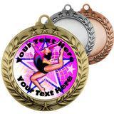 Female Gymnastics Insert Medals