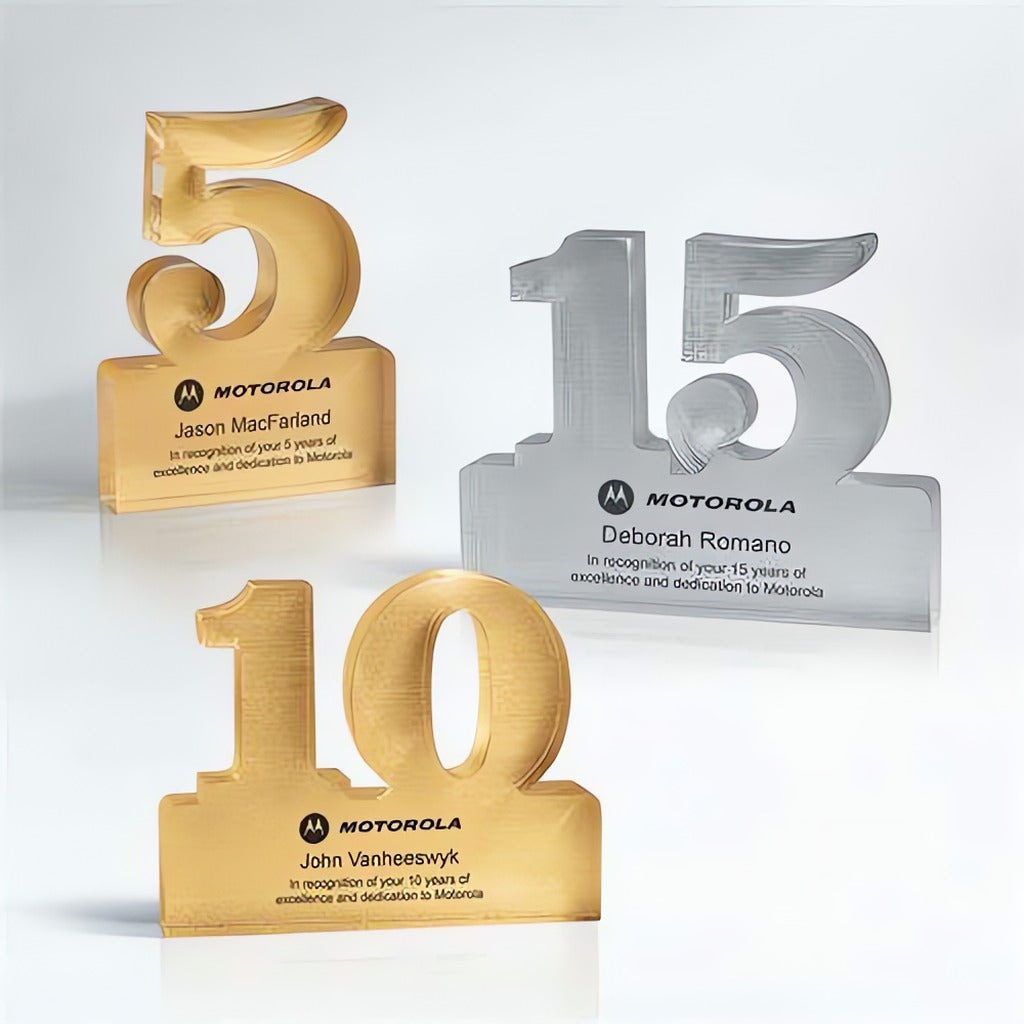 10 Year Anniversary Freestanding Service Award