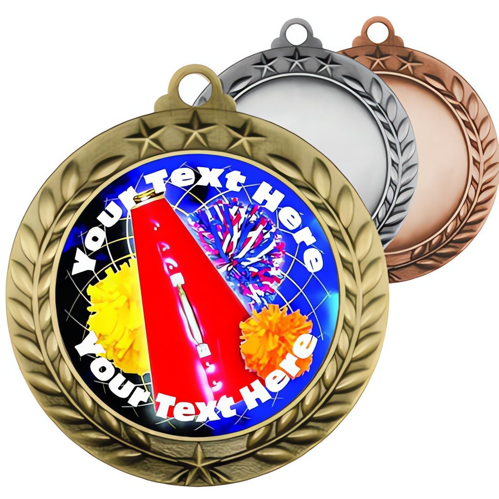 Cheerleading Insert Medals