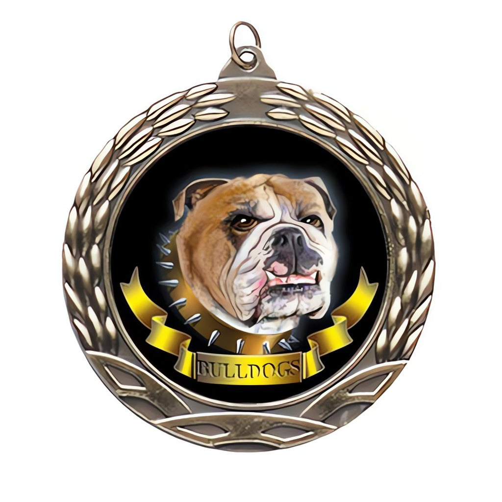 Bulldog Mascot Medals