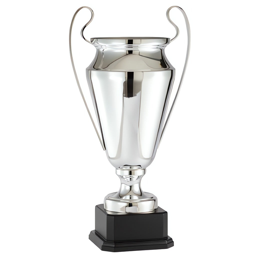 Silver Trophy Cup Imported from Italy on Black Wood Base