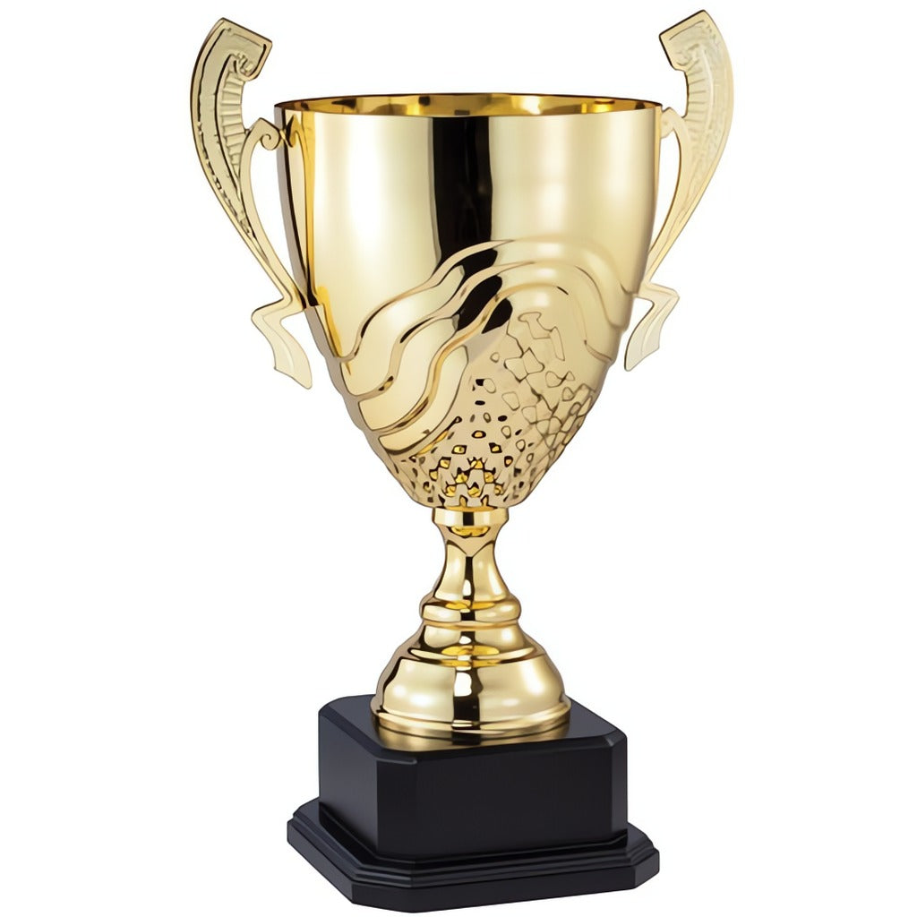 Gold Trophy Cup Imported from Italy on Ebony Wood Base