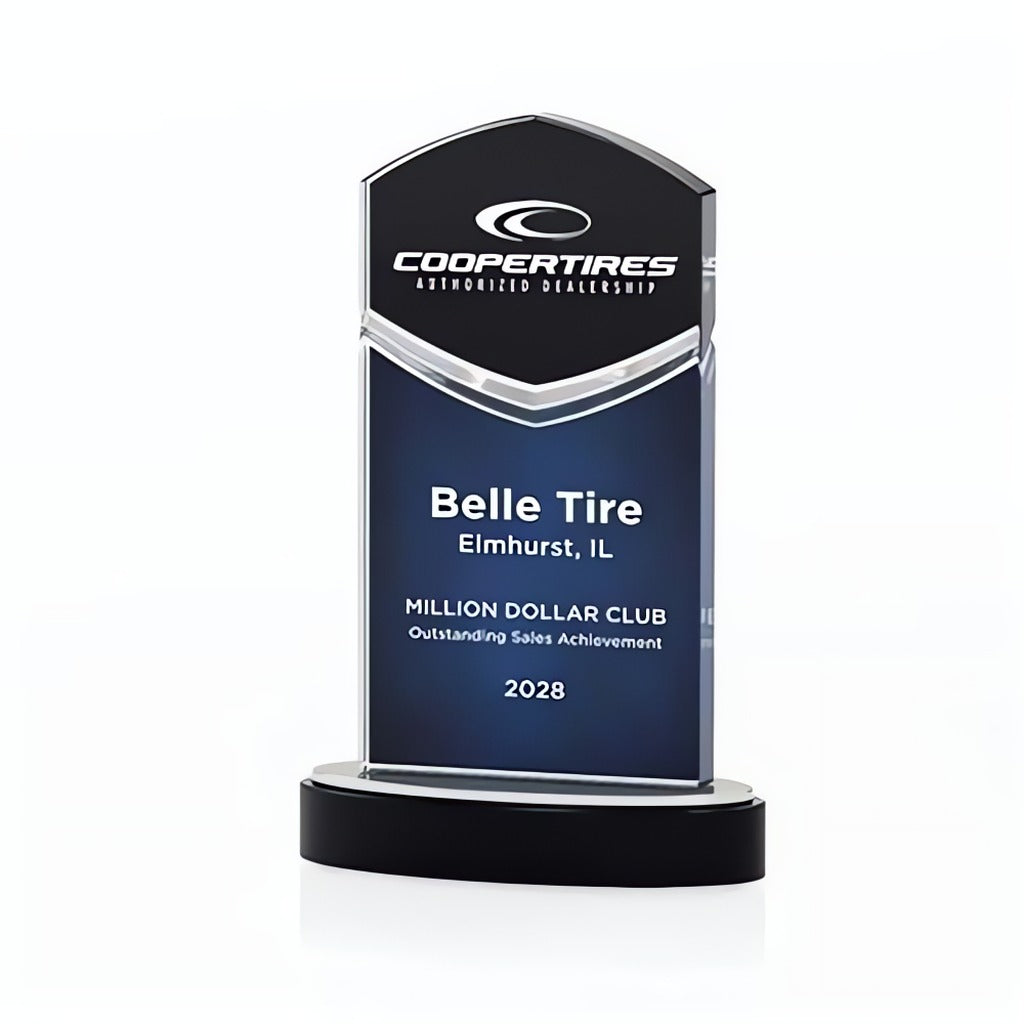 Acrylic Chevron Tower Award