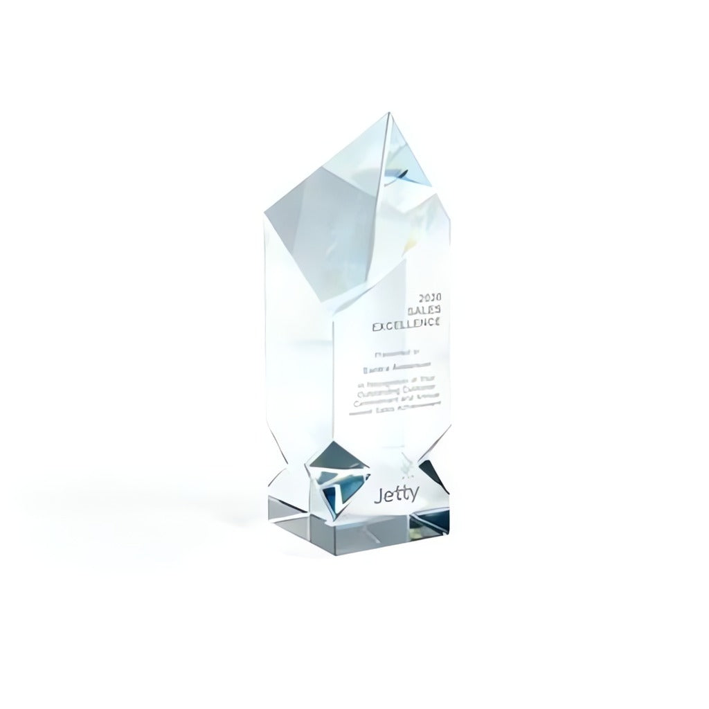 Optic Crystal Diamond Tower Award