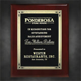 Aberdeen Rosewood Plaque