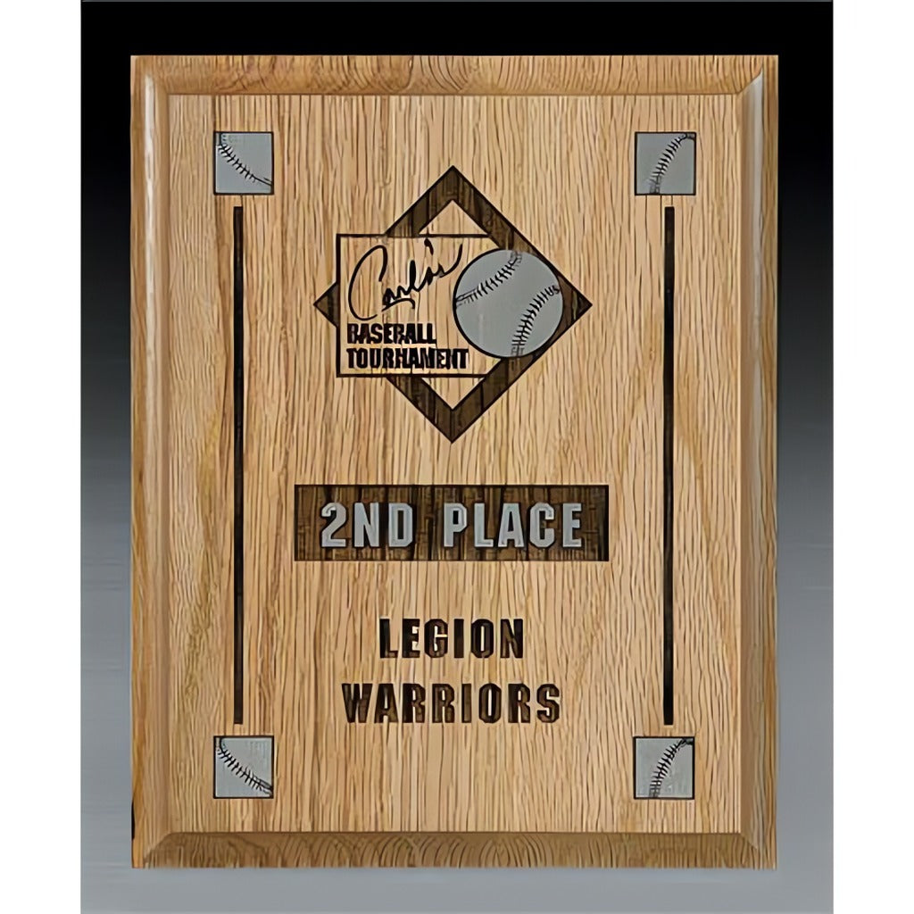 Oak Panel Plaque
