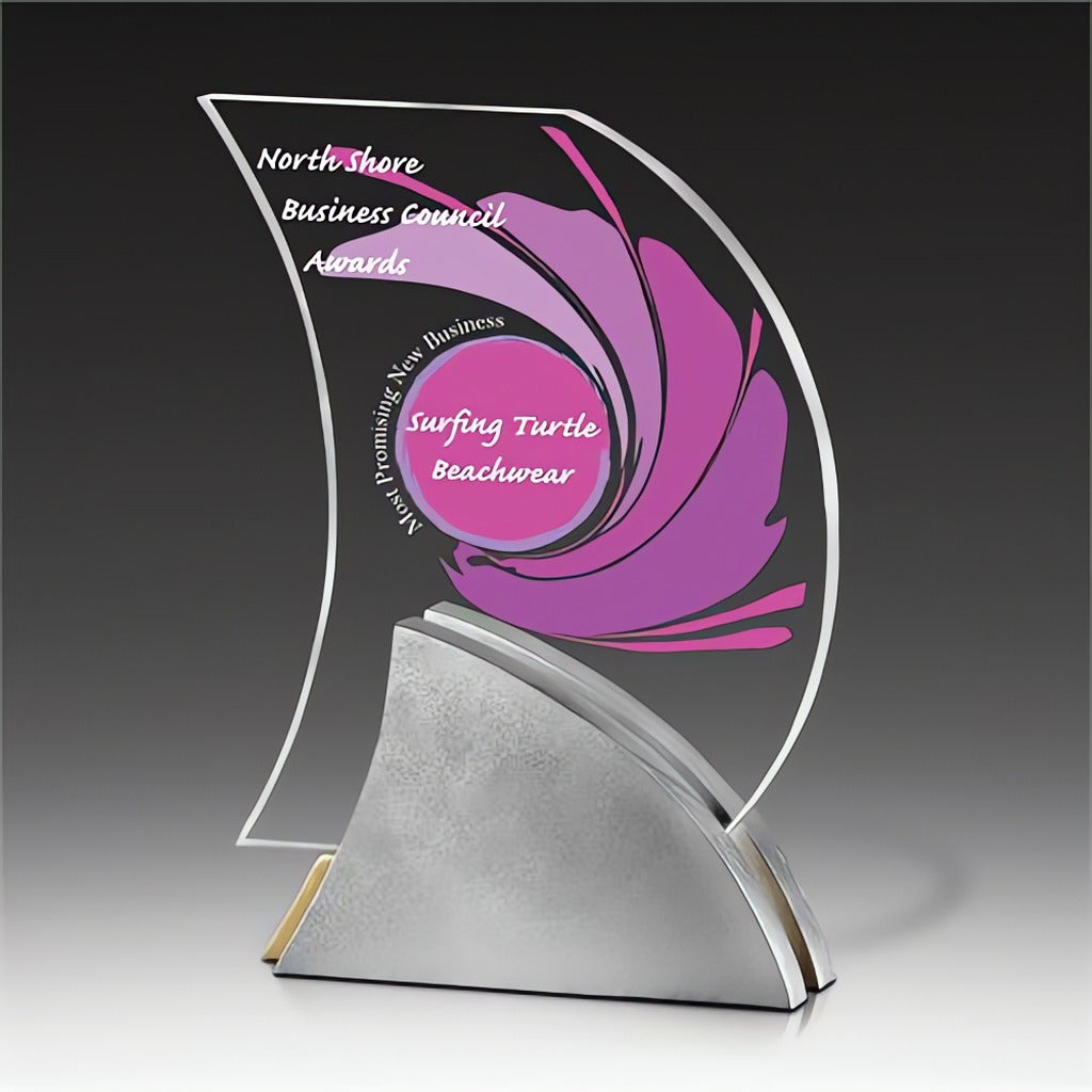 Silver Contour Award Trophy