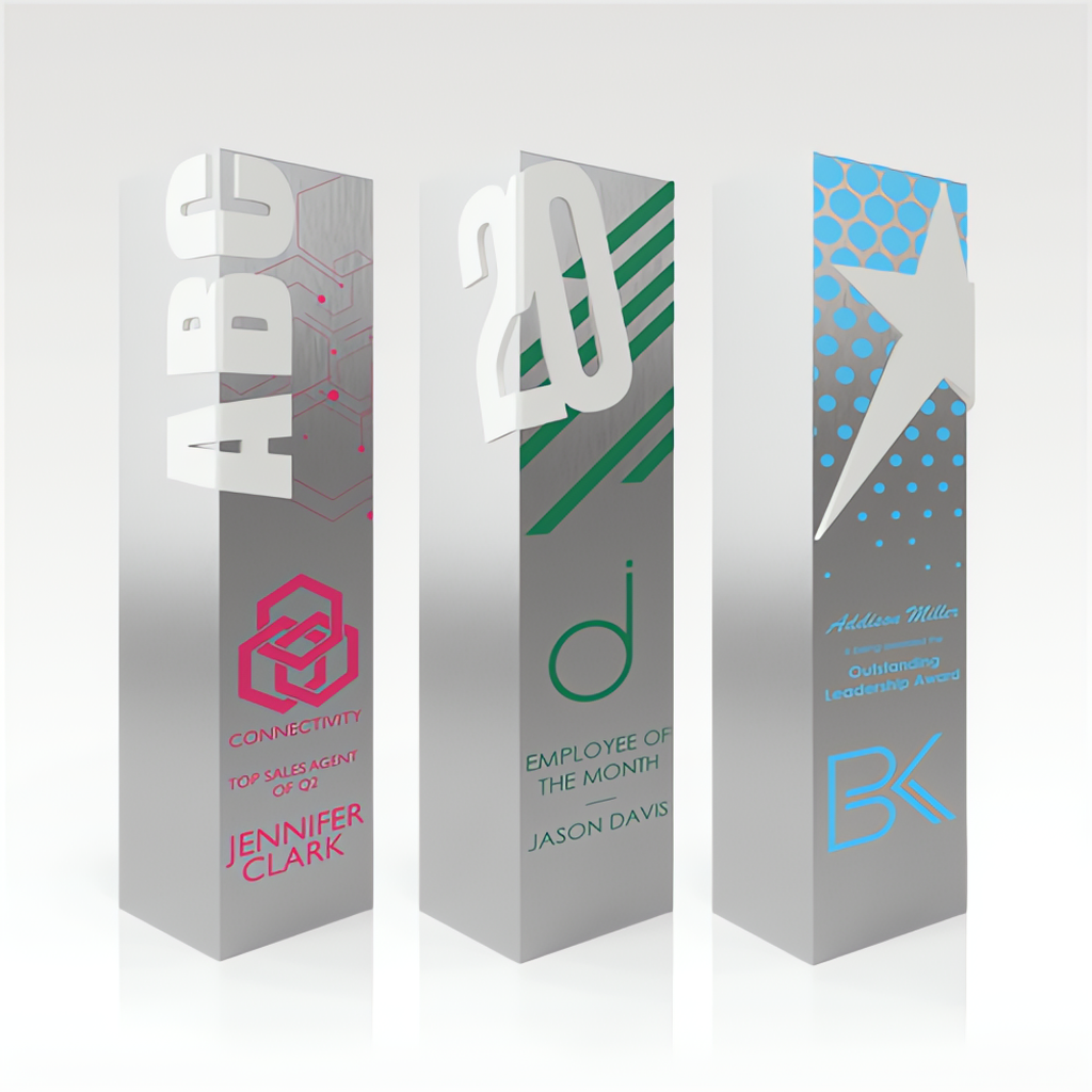 Elements Square Aluminum Award