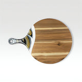 XL Round Acacia Board With Handle