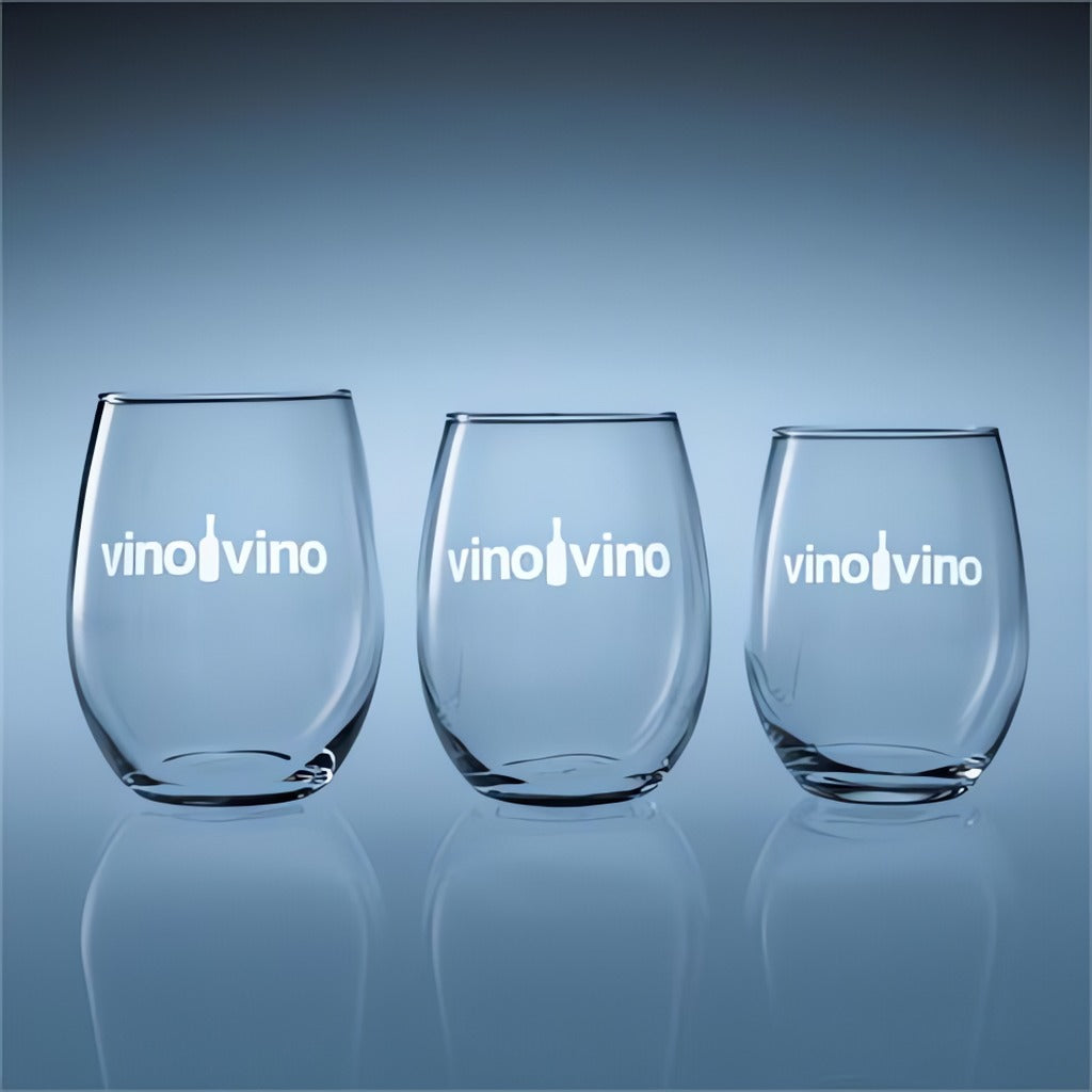 15oz. Trendsetter Stemless Wine: Made Glass Set of 2