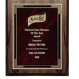 Ebony Finish Plaque with Marble Mist