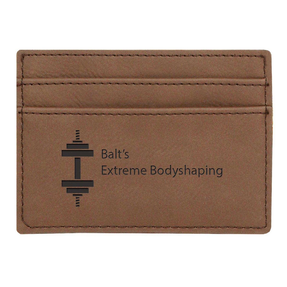 Leatherette Money Clip/Card Holder