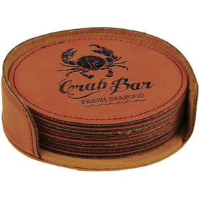 Cork Round 6-Coaster Set