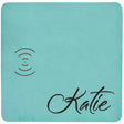 Leatherette Wiereless Phone Charging Mat with USB Cord