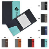 Canvase Portfolio with Leatherette Accent