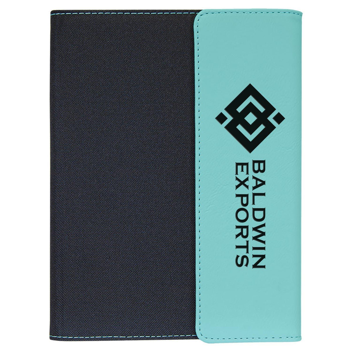 Canvase Portfolio with Leatherette Accent