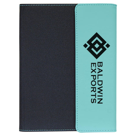 Canvase Portfolio with Leatherette Accent