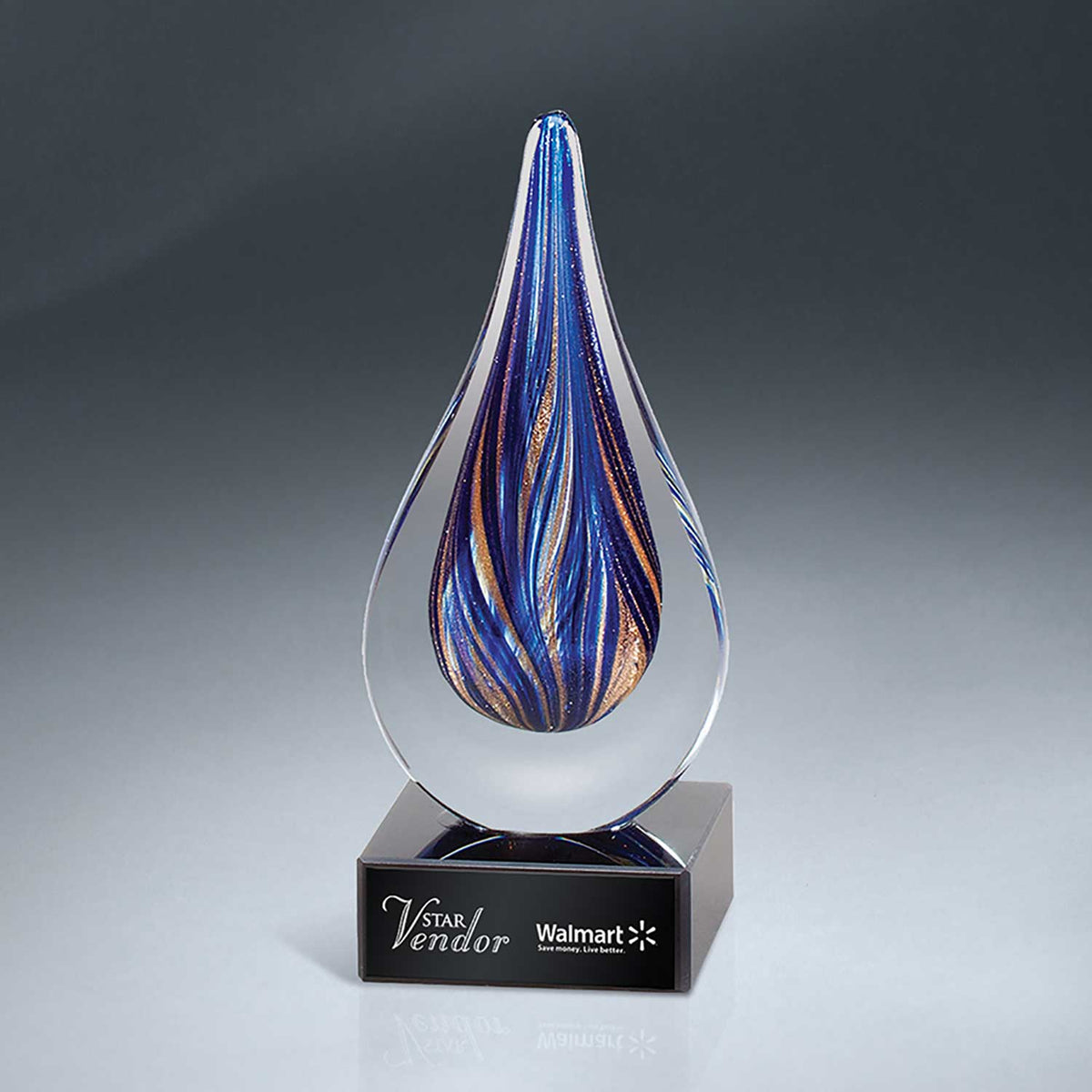 Blue Gold Silver Black