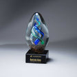 Clear Blue Gold Black