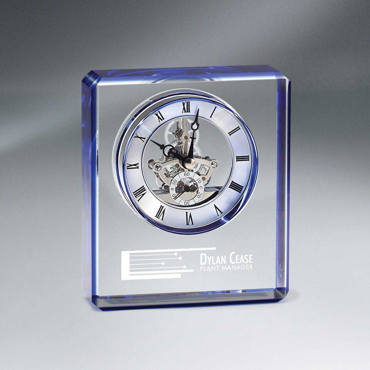 Clear Blue Silver